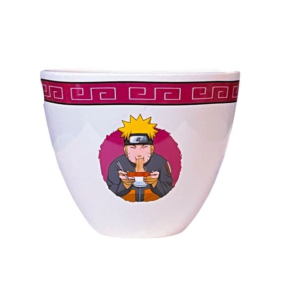 Naruto Shippuden Ceramic Ichiraku Ramen Bowl Just Funky Anime Eating Noodles - Picture 1 of 8